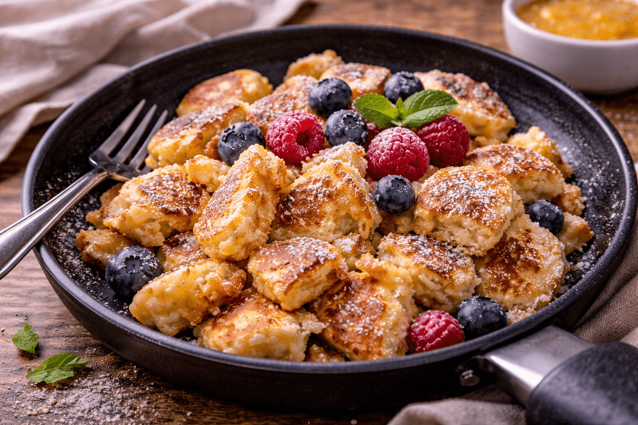 High Protein Kaiserschmarrn - High Protein Rezept von Fitness Küche